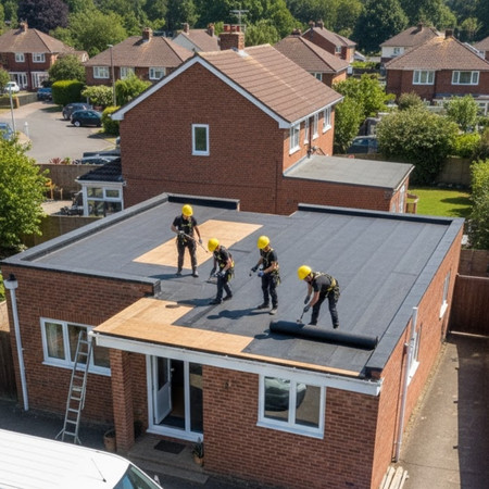 Felt Roof Replacement in Newcastle