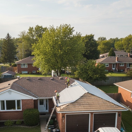 Garage Roof Replacement in Newcastle