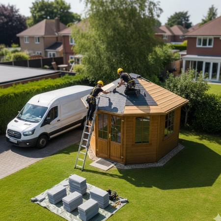 Summerhouse Roof Repairs in Newcastle